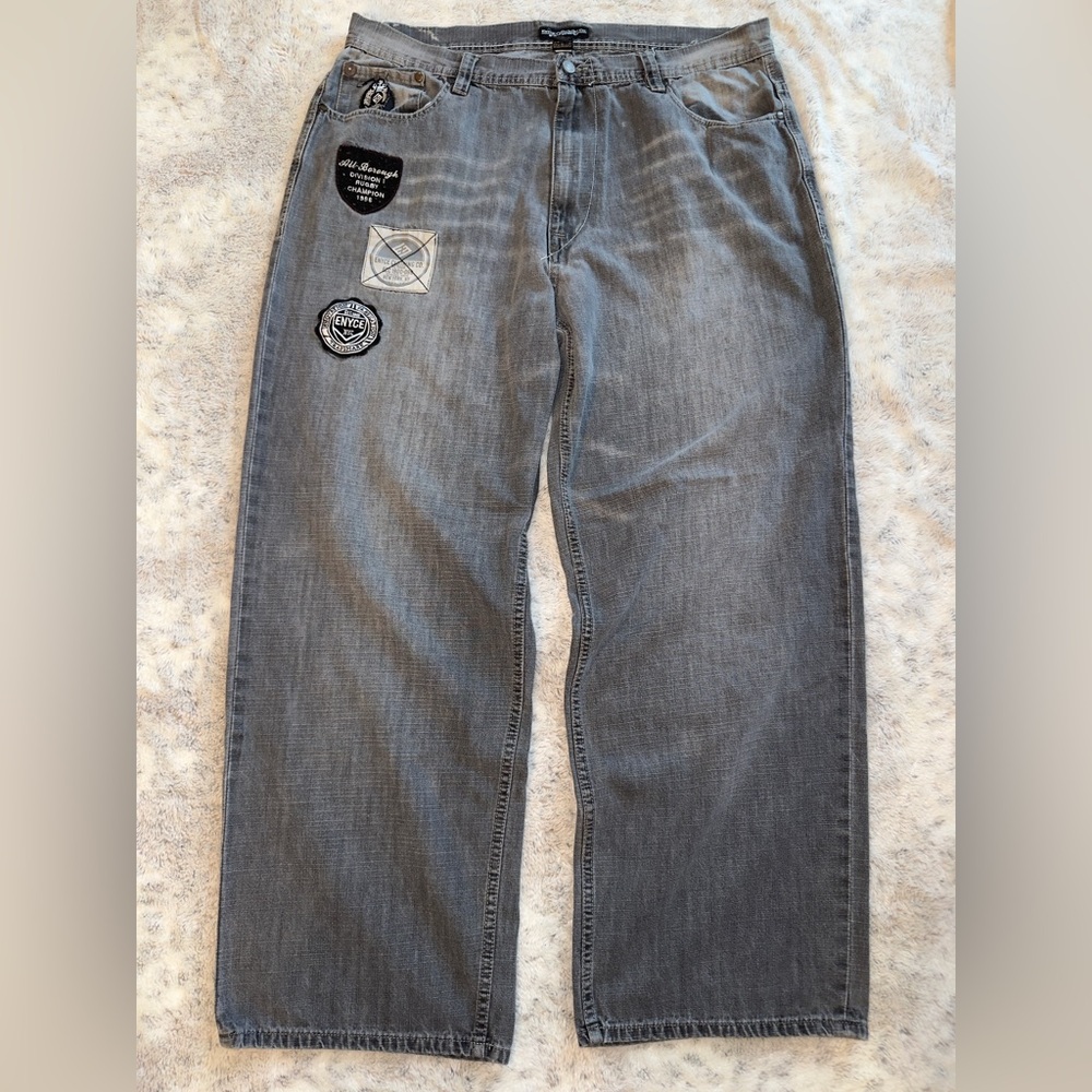 Enyce Vintage 2000s Patchwork Straight Leg Baggy Jeans